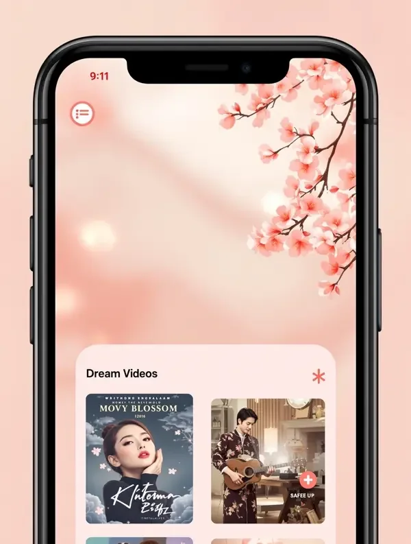 美女直播 APP 界面展示